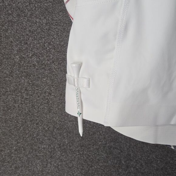 Tuckernuck S White Red Black Plaid Renee Mini Golf Skirt Skort - Picture 5 of 9